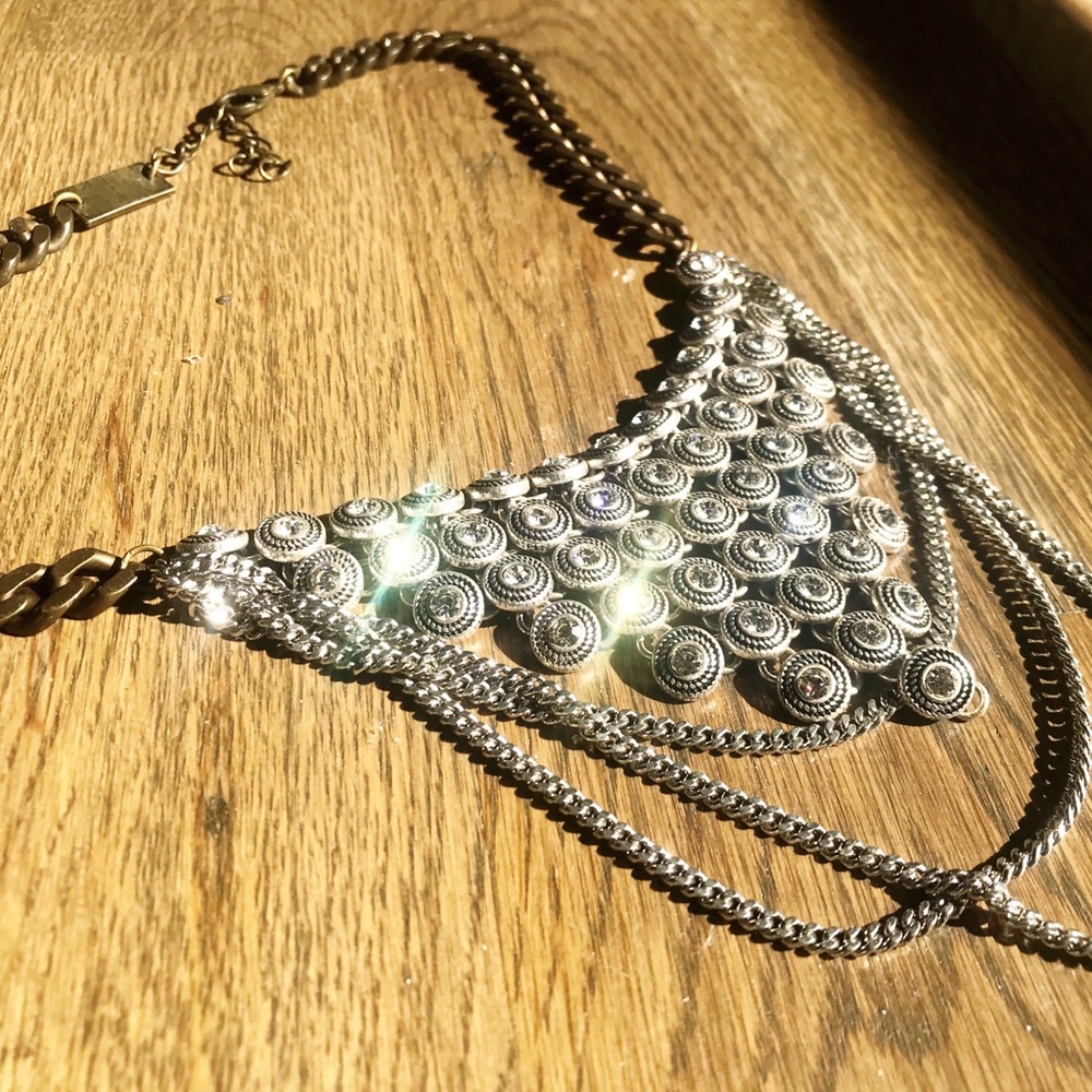 Armed Multi-Layered Necklace